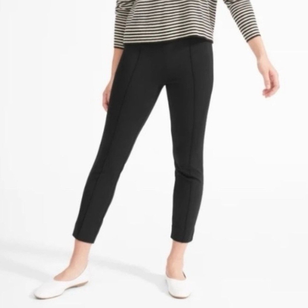 Everlane Stretch Black Ponte Pants